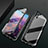 Luxury Aluminum Metal Frame Mirror Cover Case 360 Degrees T07 for Huawei P20