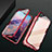 Luxury Aluminum Metal Frame Mirror Cover Case 360 Degrees T07 for Huawei P20