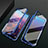 Luxury Aluminum Metal Frame Mirror Cover Case 360 Degrees T07 for Huawei P20