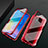 Luxury Aluminum Metal Frame Mirror Cover Case 360 Degrees T09 for Huawei Mate 20 Pro