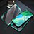 Luxury Aluminum Metal Frame Mirror Cover Case 360 Degrees T11 for Huawei Nova 5 Green