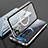 Luxury Aluminum Metal Frame Mirror Cover Case 360 Degrees with Mag-Safe Magnetic for Apple iPhone 15 Pro