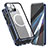 Luxury Aluminum Metal Frame Mirror Cover Case 360 Degrees with Mag-Safe Magnetic for Apple iPhone 15 Pro Max