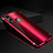 Luxury Aluminum Metal Frame Mirror Cover Case A01 for Apple iPhone Xs Red