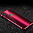 Luxury Aluminum Metal Frame Mirror Cover Case A01 for Apple iPhone Xs Red