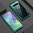 Luxury Aluminum Metal Frame Mirror Cover Case A01 for Samsung Galaxy S10 5G Green