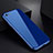 Luxury Aluminum Metal Frame Mirror Cover Case for Apple iPhone 6 Blue