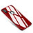 Luxury Aluminum Metal Frame Mirror Cover Case for Apple iPhone X Red