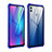 Luxury Aluminum Metal Frame Mirror Cover Case for Huawei Honor 10 Lite Blue