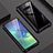 Luxury Aluminum Metal Frame Mirror Cover Case for Samsung Galaxy S10e Black