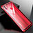 Luxury Aluminum Metal Frame Mirror Cover Case M01 for Huawei Honor 8X Red