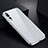 Luxury Aluminum Metal Frame Mirror Cover Case M01 for Huawei P20 Pro White