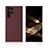 Luxury Carbon Fiber Twill Soft Case T01 for Samsung Galaxy S24 Ultra 5G Red