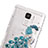 Luxury Diamond Bling Peacock Hard Rigid Case Cover for Huawei Honor 7 Dual SIM Sky Blue