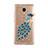 Luxury Diamond Bling Peacock Hard Rigid Case Cover for Huawei Honor X5 Blue