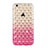 Luxury Diamond Bling Transparent Gel Gradient Soft Case for Apple iPhone 6 Pink