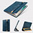 Luxury Leather Holder Elastic Detachable Cover P02 for Apple Pencil Apple iPad Pro 10.5 Blue