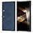 Luxury Leather Matte Finish and Plastic Back Cover Case B01H for Huawei Honor V Purse 5G