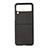 Luxury Leather Matte Finish and Plastic Back Cover Case B03 for Samsung Galaxy Z Flip3 5G