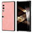 Luxury Leather Matte Finish and Plastic Back Cover Case B03H for Huawei Honor V Purse 5G