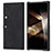 Luxury Leather Matte Finish and Plastic Back Cover Case B03H for Huawei Honor V Purse 5G Black