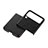 Luxury Leather Matte Finish and Plastic Back Cover Case B04 for Samsung Galaxy Z Flip3 5G