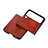 Luxury Leather Matte Finish and Plastic Back Cover Case B04 for Samsung Galaxy Z Flip3 5G