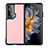 Luxury Leather Matte Finish and Plastic Back Cover Case BH1 for Huawei Honor Magic Vs Ultimate 5G Pink