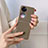 Luxury Leather Matte Finish and Plastic Back Cover Case BH1 for Huawei Pocket S