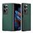 Luxury Leather Matte Finish and Plastic Back Cover Case BH13 for Oppo Find N2 5G Green
