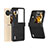 Luxury Leather Matte Finish and Plastic Back Cover Case BH5 for Oppo Find N3 Flip 5G