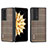 Luxury Leather Matte Finish and Plastic Back Cover Case BH6 for Huawei Honor Magic V2 5G Brown