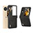 Luxury Leather Matte Finish and Plastic Back Cover Case BH7 for Oppo Find N3 Flip 5G