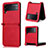 Luxury Leather Matte Finish and Plastic Back Cover Case BY1 for Samsung Galaxy Z Flip3 5G