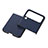 Luxury Leather Matte Finish and Plastic Back Cover Case C03 for Samsung Galaxy Z Flip4 5G