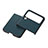 Luxury Leather Matte Finish and Plastic Back Cover Case C03 for Samsung Galaxy Z Flip4 5G