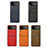 Luxury Leather Matte Finish and Plastic Back Cover Case C07 for Samsung Galaxy Z Flip4 5G