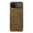 Luxury Leather Matte Finish and Plastic Back Cover Case C07 for Samsung Galaxy Z Flip4 5G Green