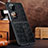 Luxury Leather Matte Finish and Plastic Back Cover Case DL2 for Huawei P60 Pocket