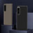 Luxury Leather Matte Finish and Plastic Back Cover Case for Sony Xperia 1 IV SO-51C