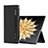 Luxury Leather Matte Finish and Plastic Back Cover Case GS3 for Huawei Honor Magic V2 5G Black