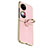 Luxury Leather Matte Finish and Plastic Back Cover Case GS4 for Huawei Pocket S