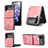 Luxury Leather Matte Finish and Plastic Back Cover Case H01 for Samsung Galaxy Z Flip4 5G