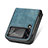 Luxury Leather Matte Finish and Plastic Back Cover Case H01 for Samsung Galaxy Z Flip4 5G