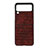 Luxury Leather Matte Finish and Plastic Back Cover Case H06 for Samsung Galaxy Z Flip3 5G