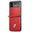 Luxury Leather Matte Finish and Plastic Back Cover Case L09 for Samsung Galaxy Z Flip3 5G