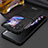Luxury Leather Matte Finish and Plastic Back Cover Case LD1 for Oppo Find N2 Flip 5G Black