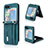 Luxury Leather Matte Finish and Plastic Back Cover Case LZ2 for Samsung Galaxy Z Flip5 5G