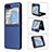 Luxury Leather Matte Finish and Plastic Back Cover Case LZ3 for Samsung Galaxy Z Flip5 5G