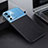 Luxury Leather Matte Finish and Plastic Back Cover Case QC1 for Vivo V23 Pro 5G